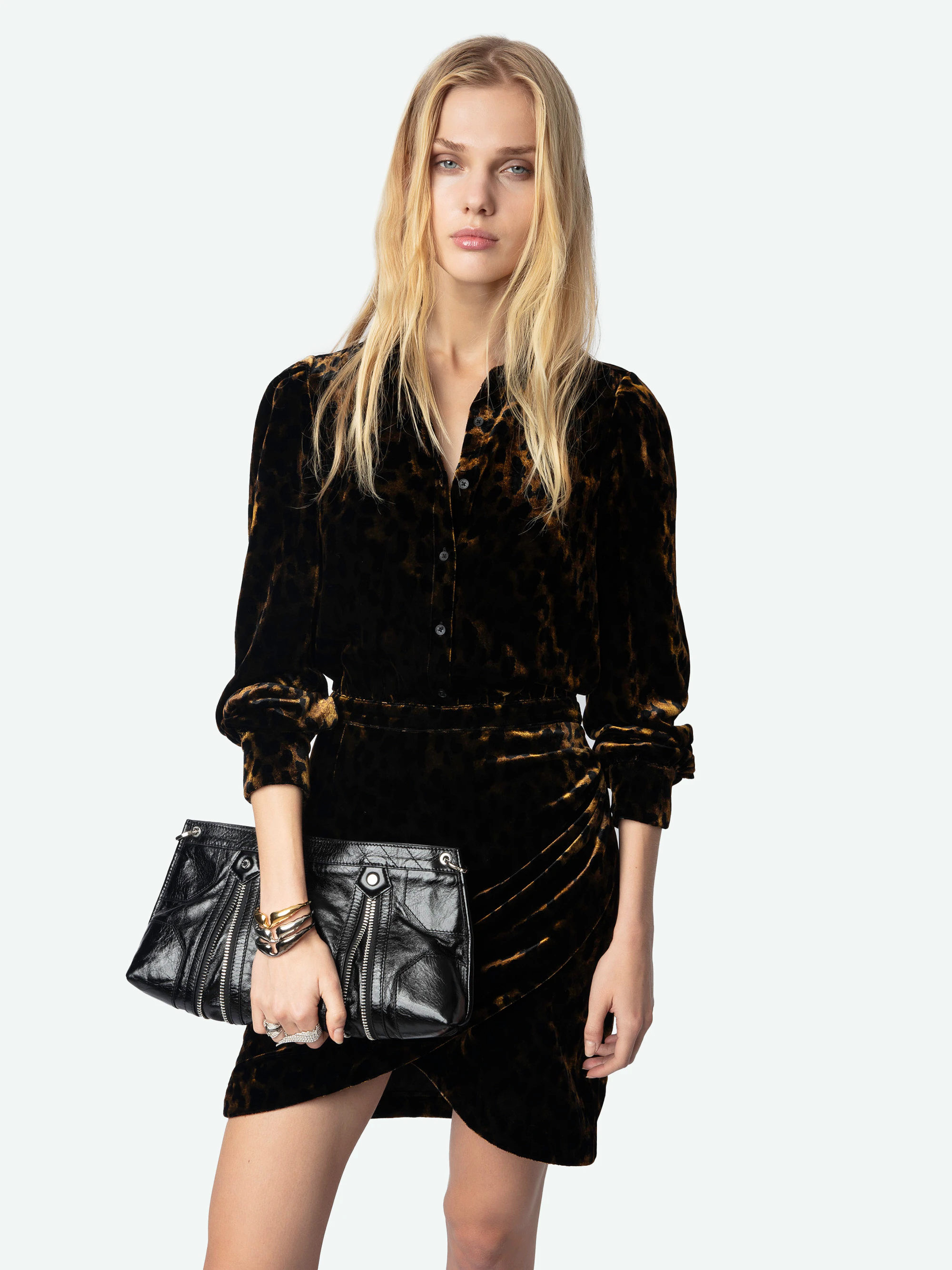 Velvet Rulipe Dress thumbnail 3