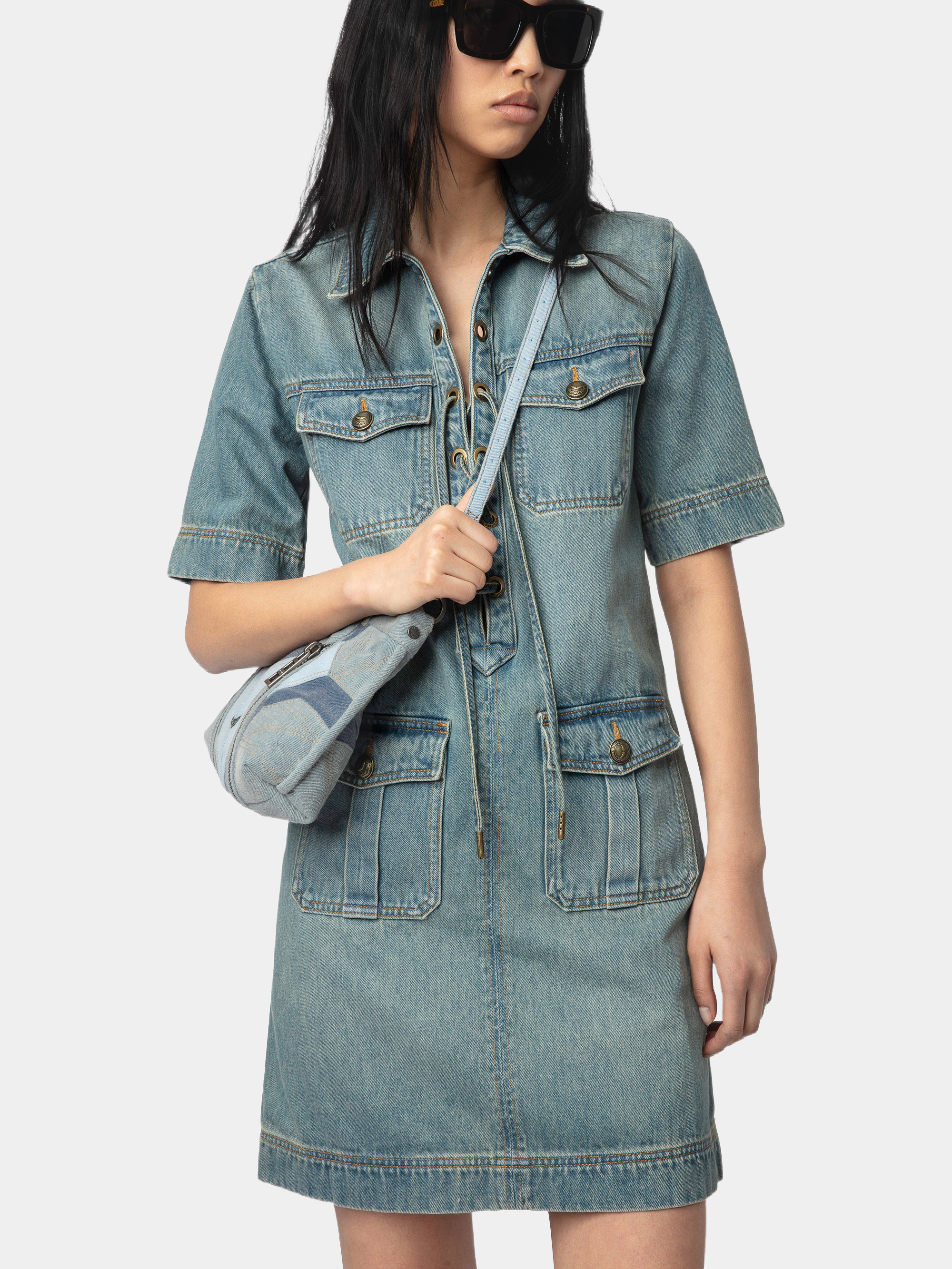 Abito Record Denim thumbnail 5