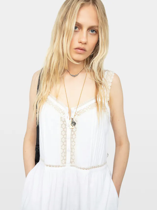 Relite Long Lingerie Style Dress