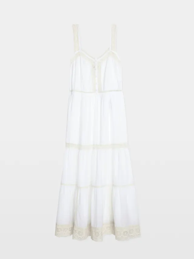 Relite Long Lingerie Style Dress