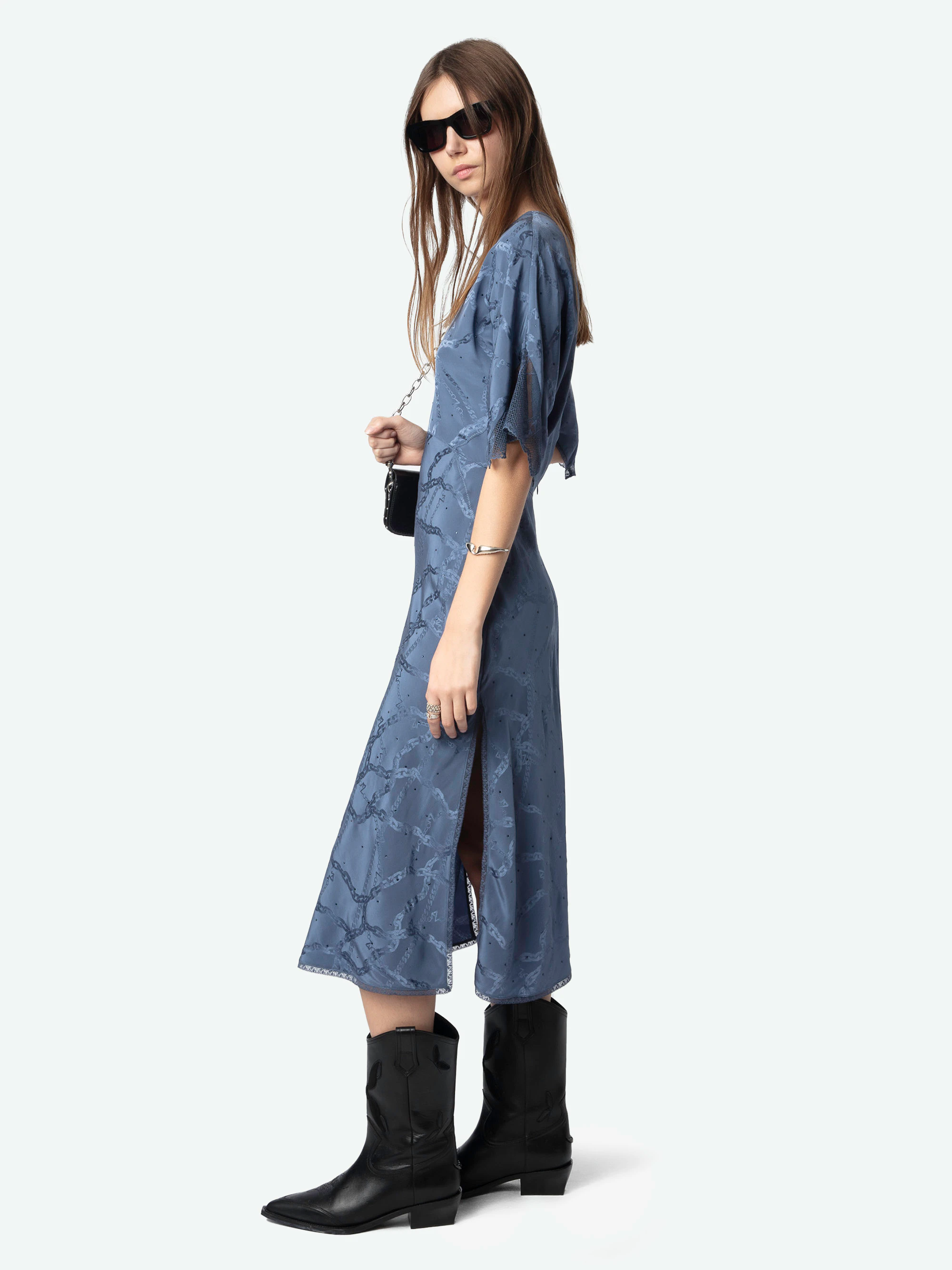 Robe Rey 100% Soie thumbnail 4