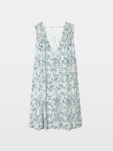 Rimatis Short Viscose Sleeveless Floral Dress
