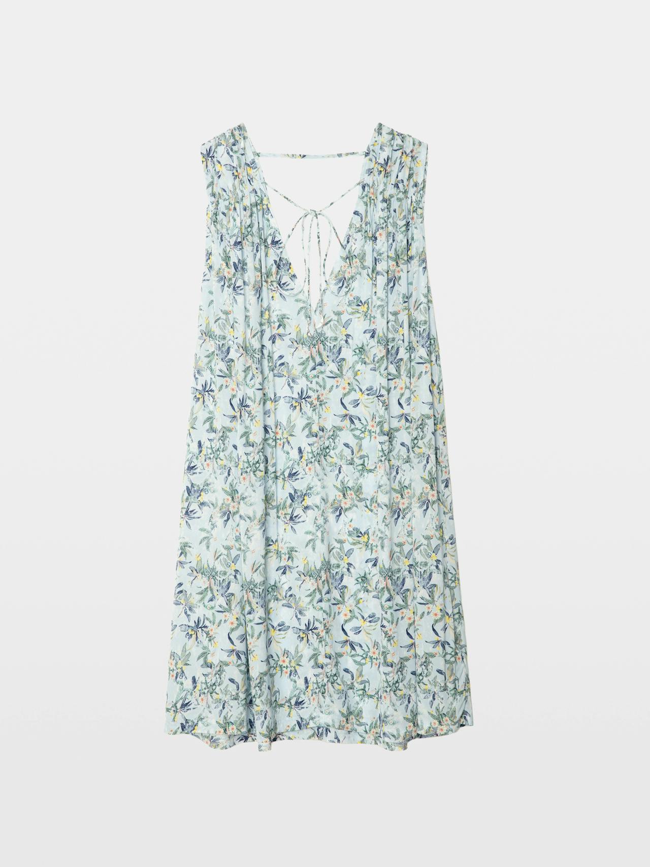 Rimatis Short Viscose Sleeveless Floral Dress
