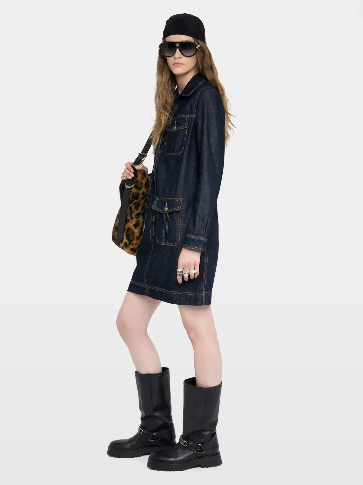 Remacha Denim Dress With Pockets | Zadig&Voltaire Remacha Denim Dress With Pockets | Zadig&Voltaire