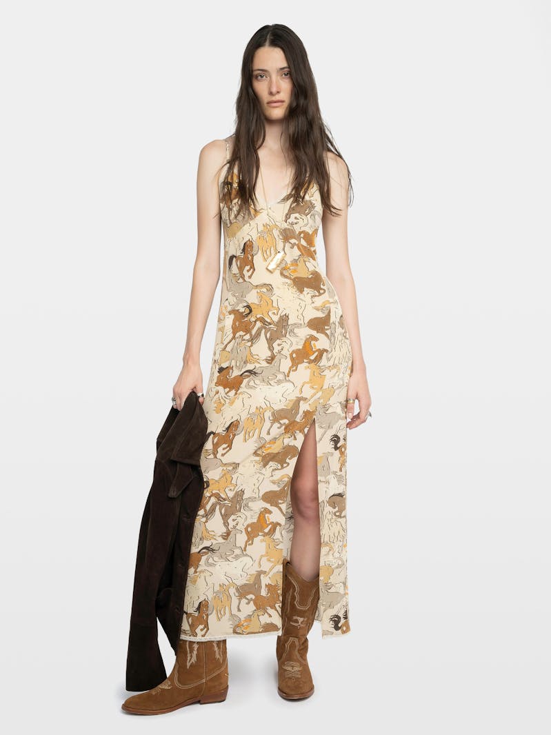 Ramelil Horse Print Dress