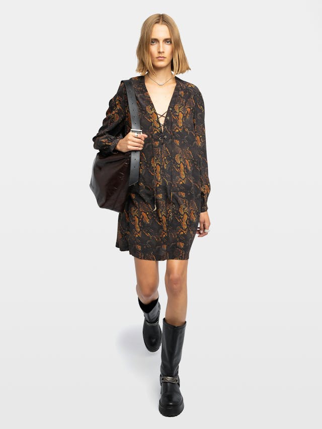 Ramela Snake Print Dress