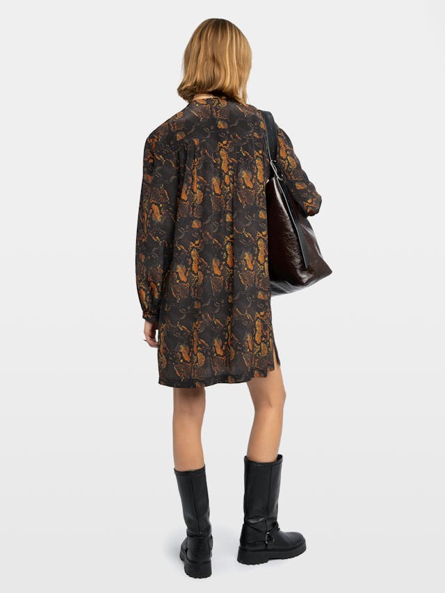 Ramela Snake Print Dress