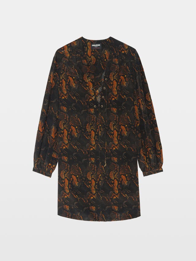 Ramela Snake Print Dress