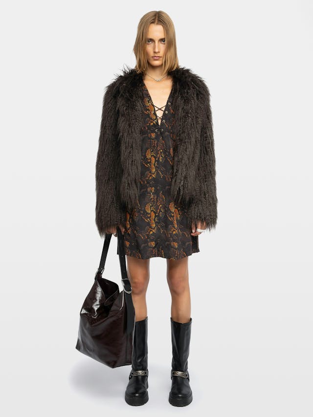 Ramela Snake Print Dress