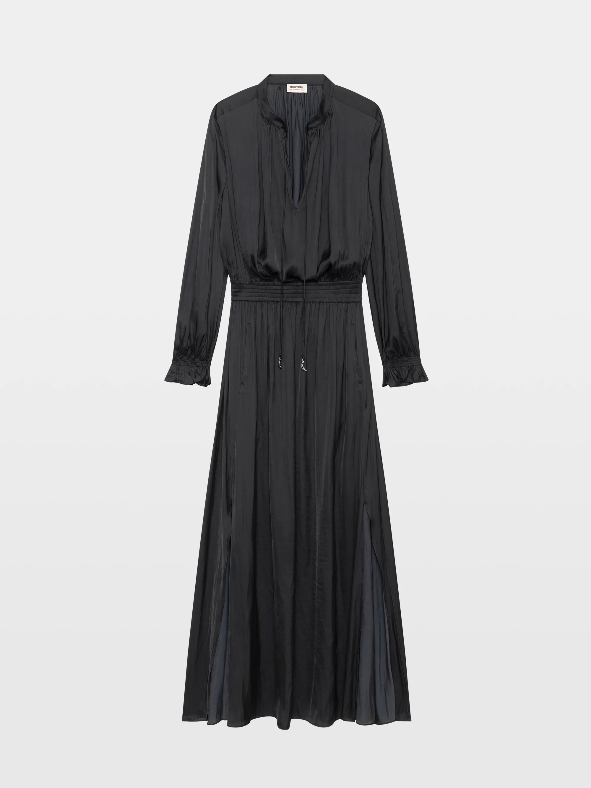 Rayado Satin Dress