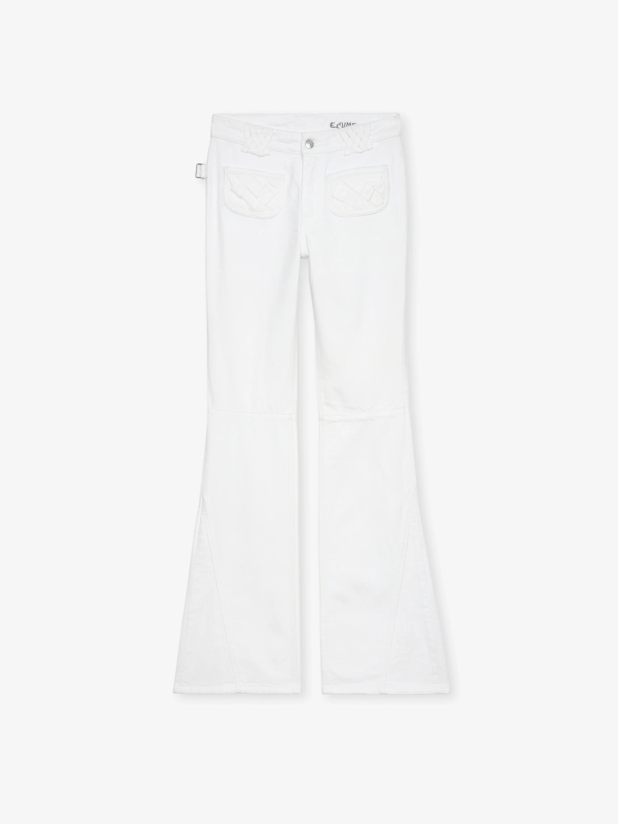 Ecume White Bootcut Jeans thumbnail 7