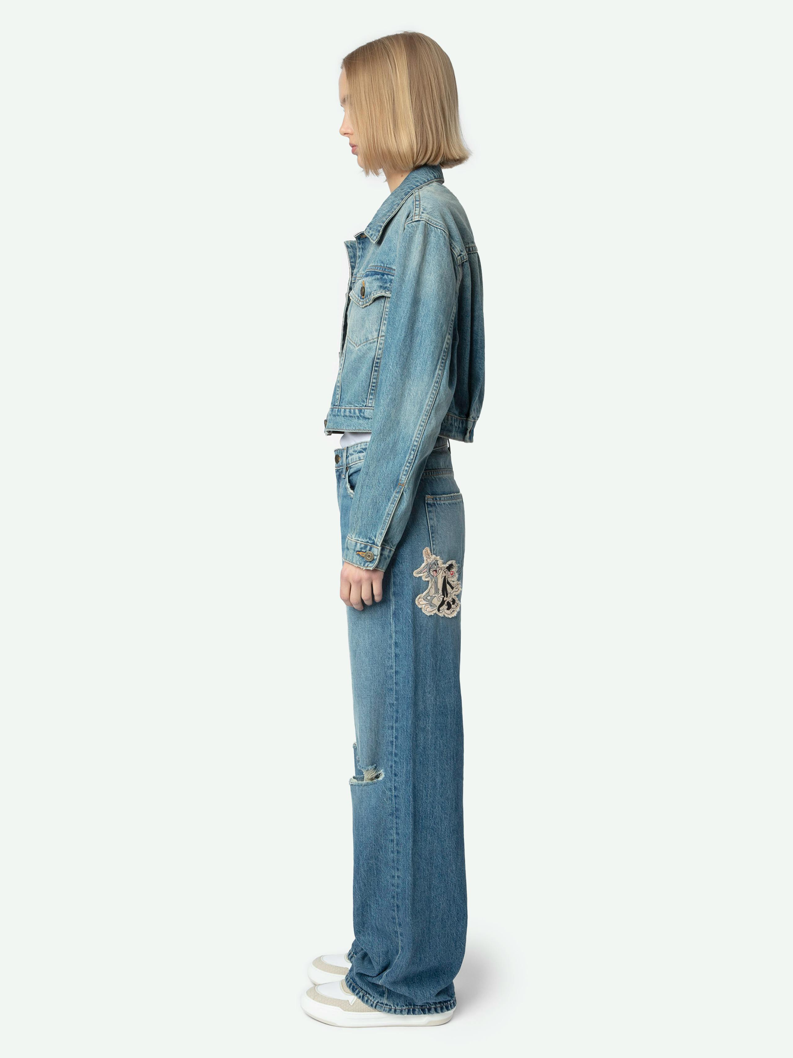 Aretha Cropped Patches Jacket 5