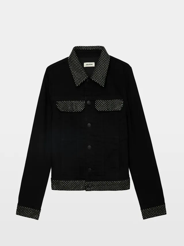 Kioky Diamanté Denim Jacket
