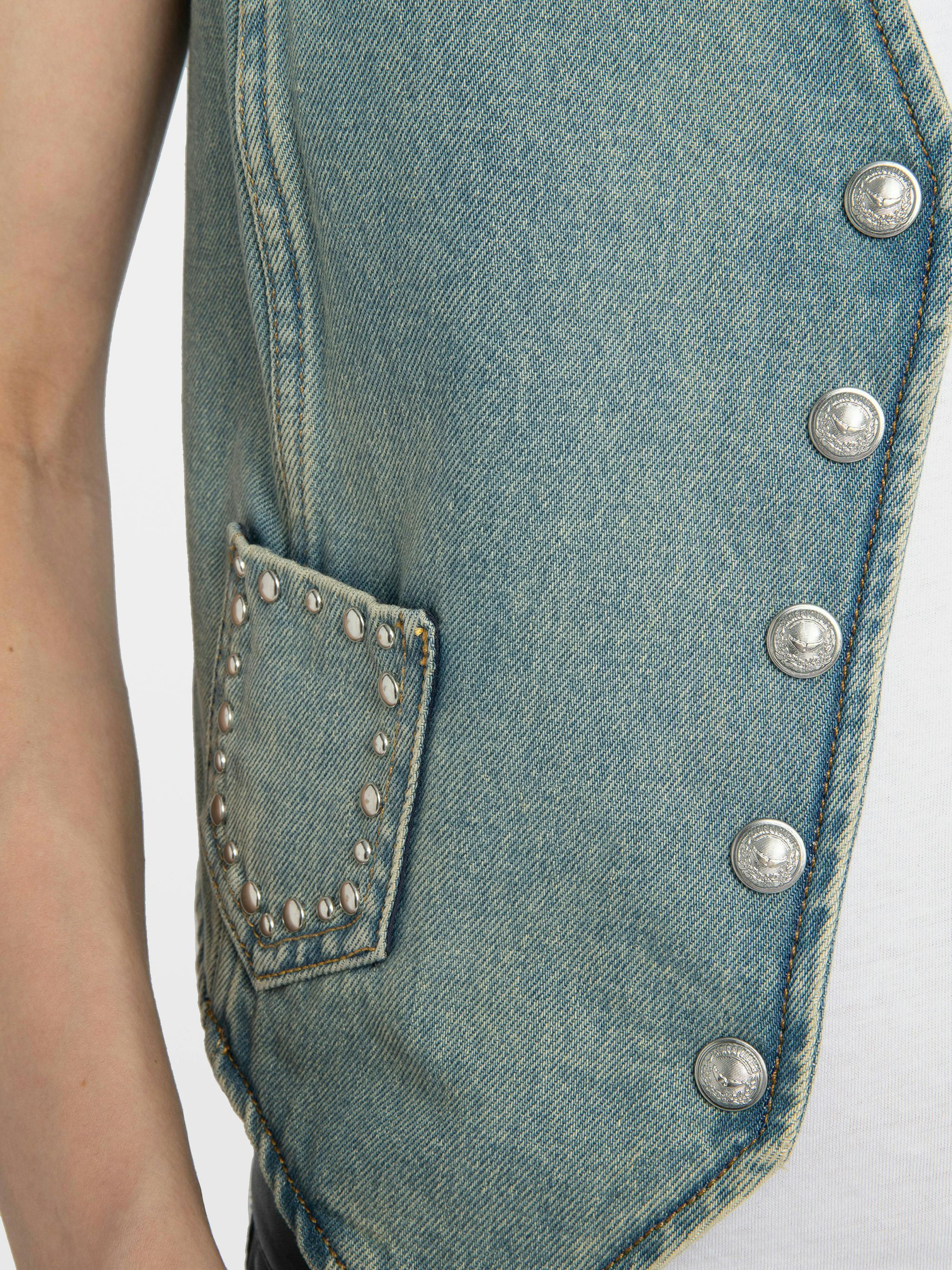 Gillier Denim Vest 7