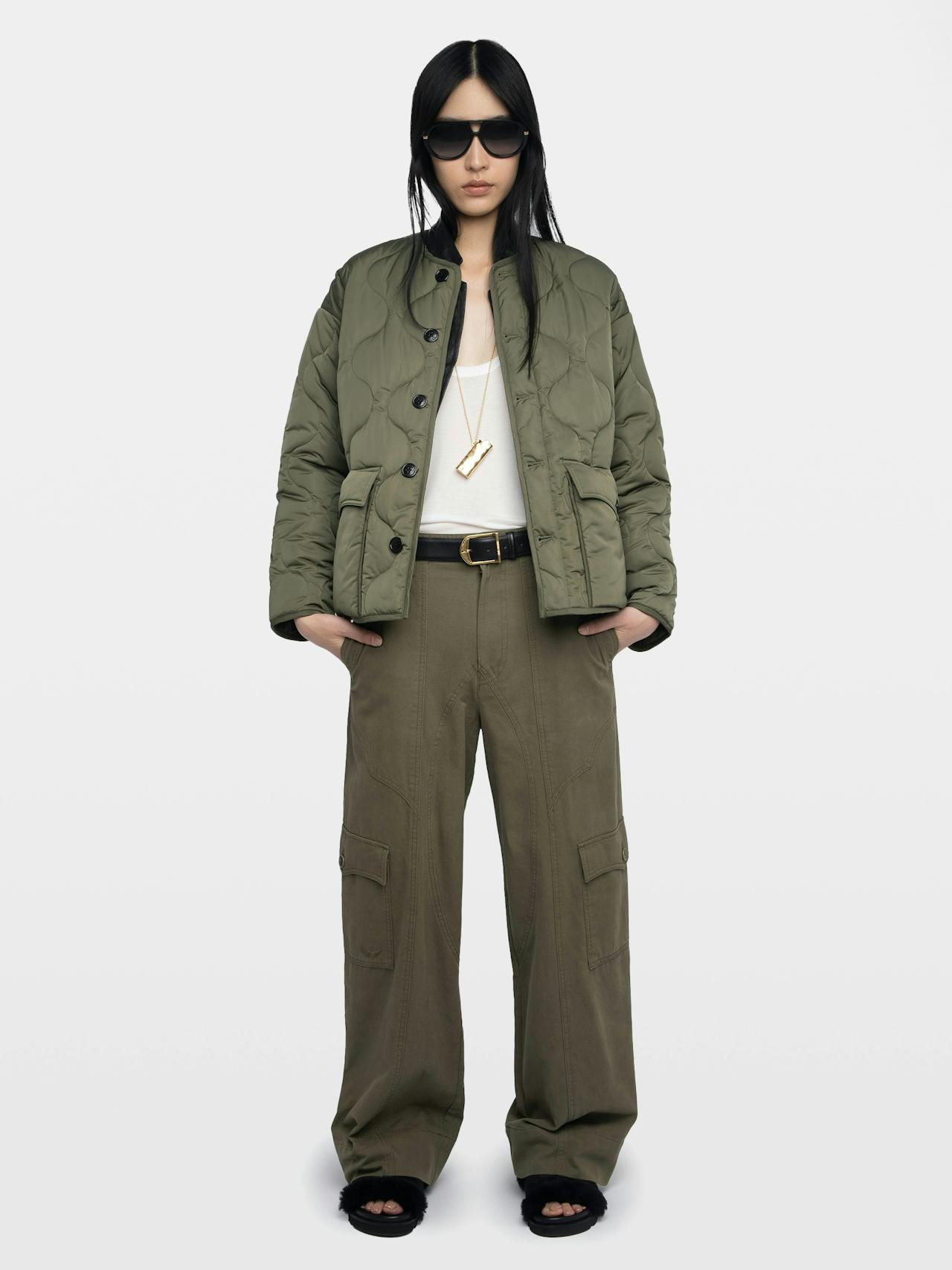 Bunji Short Quilted Parka