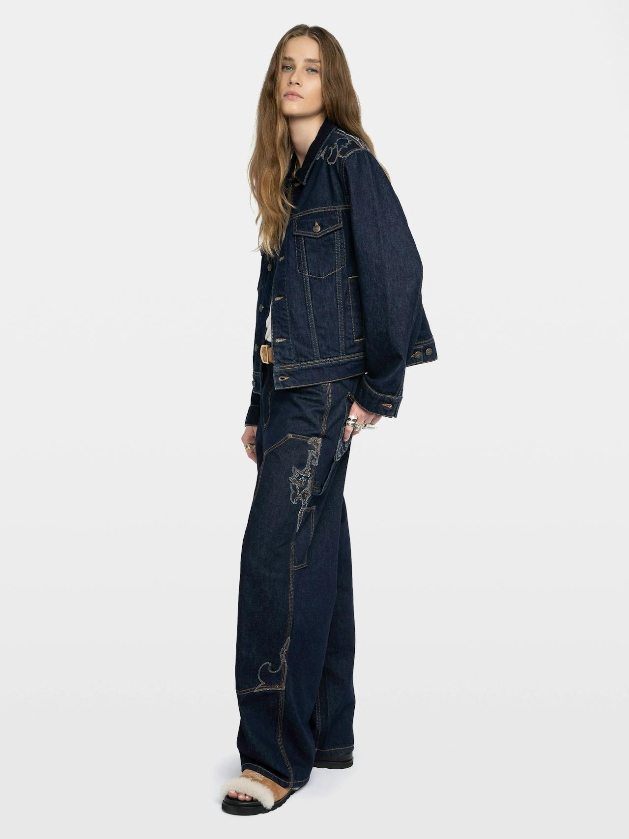 Blouson Bases Denim 5