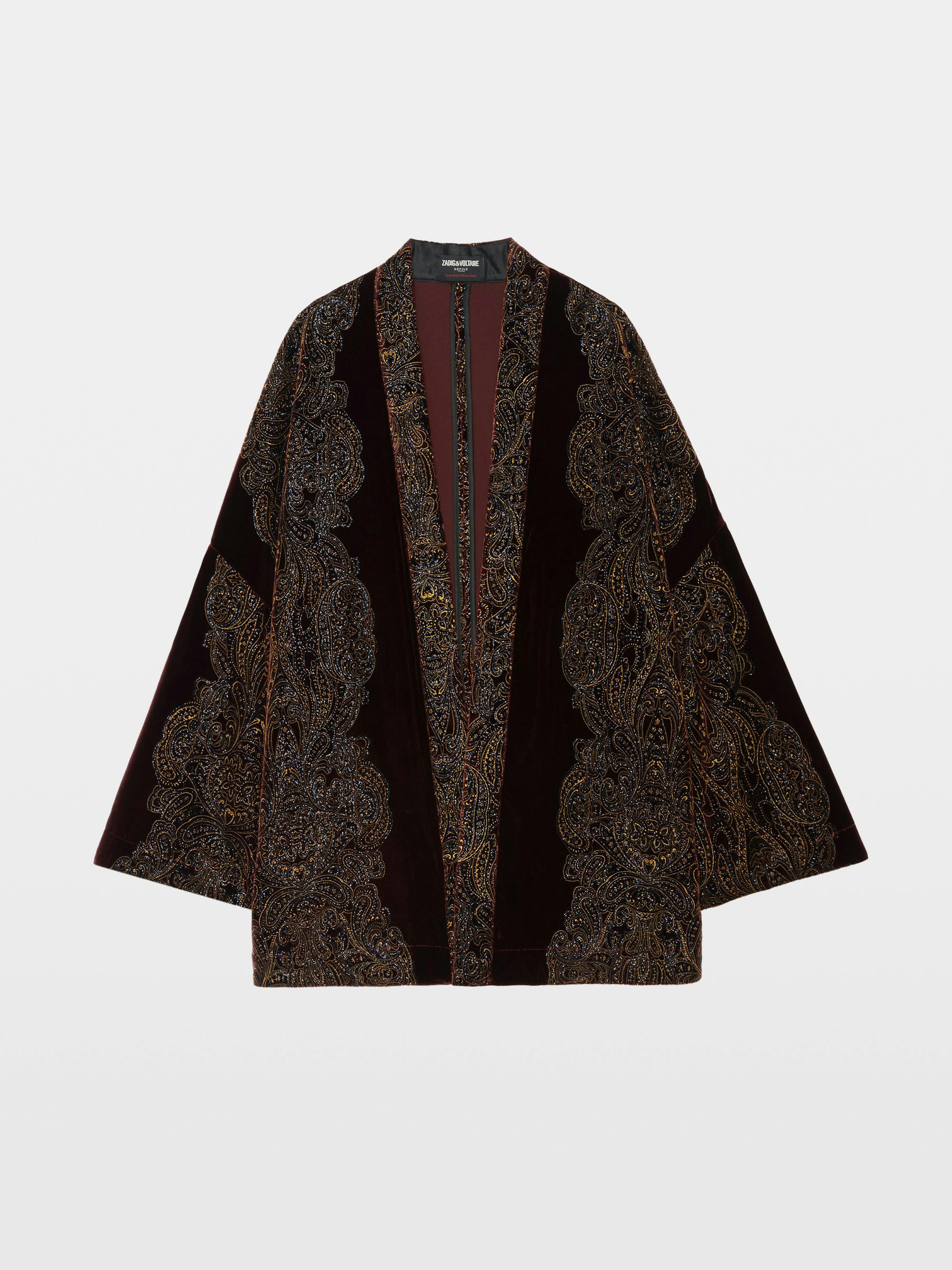 Velvet Kimono Robe 8