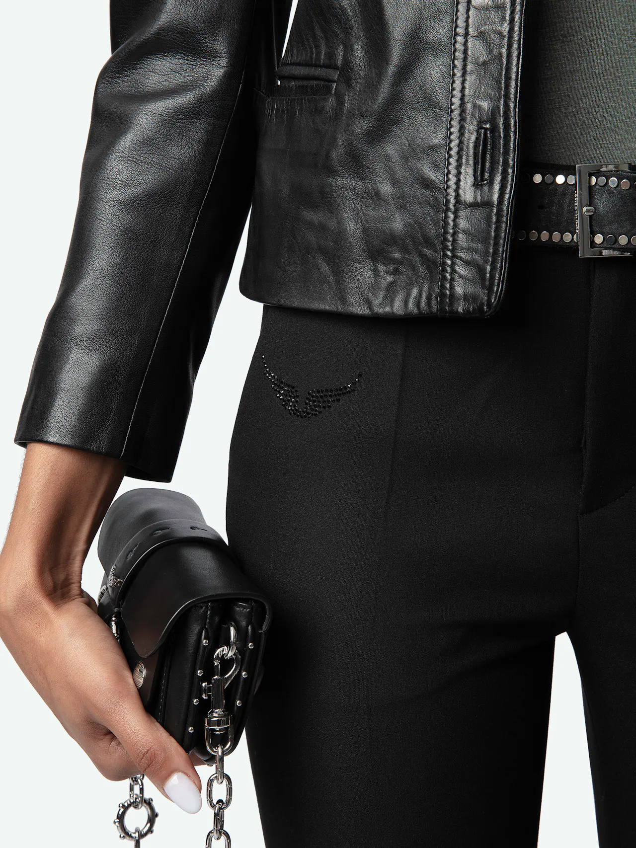 Prevy Diamanté Wings Trousers 5