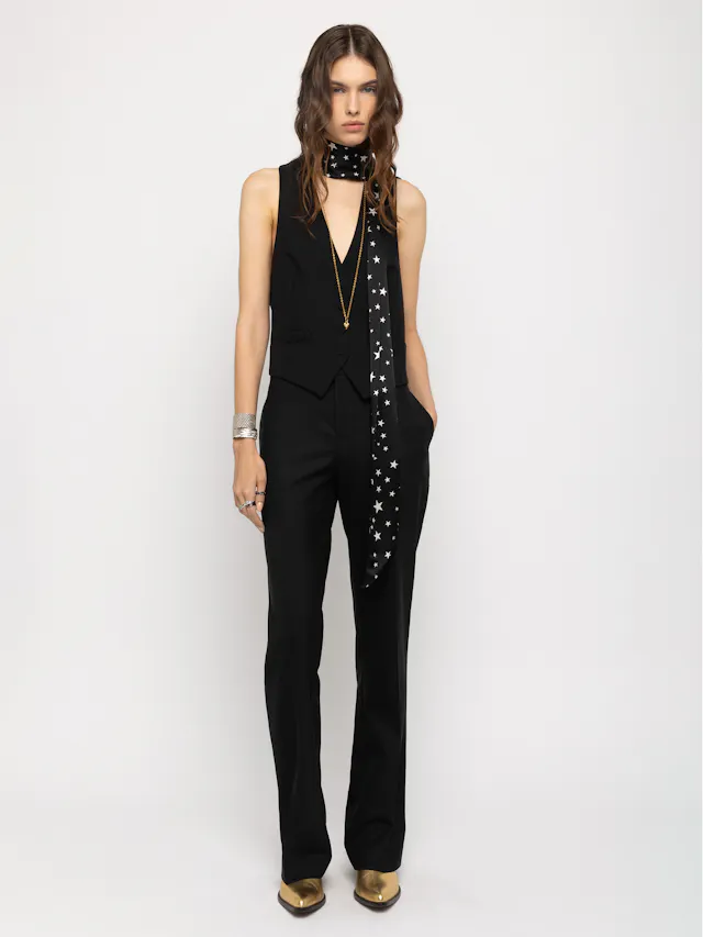 Pantaloni Pistol Satin