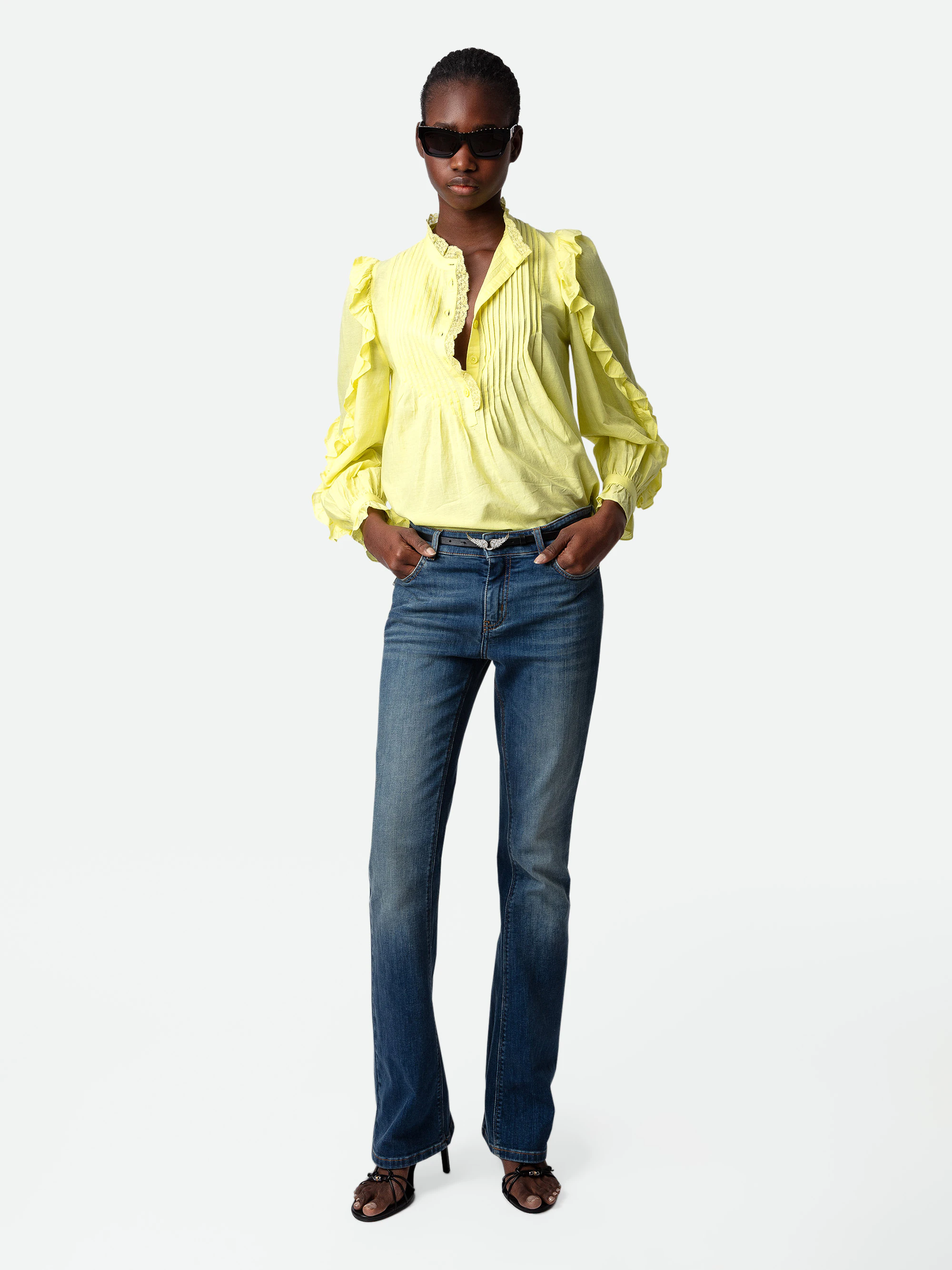Timmy Blouse shirt yellow women | Zadig&Voltaire