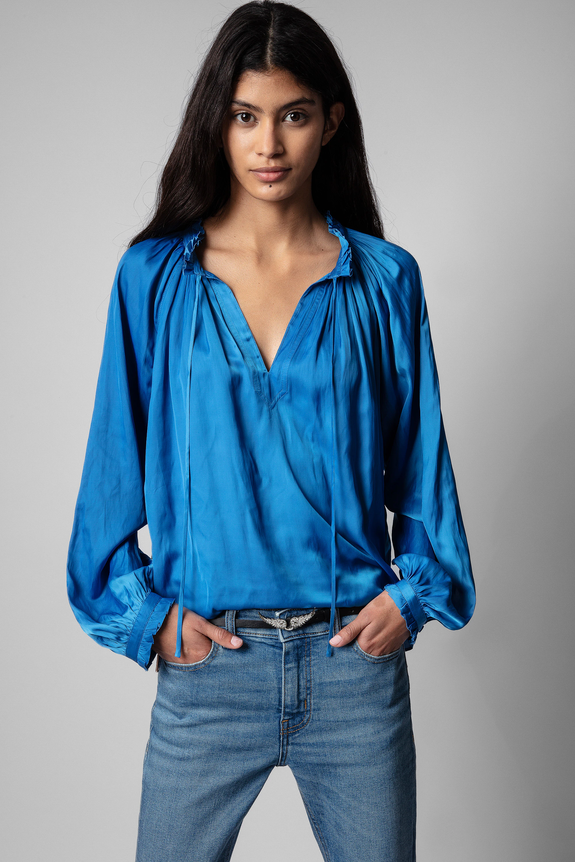 Blouse Theresa Satin thumbnail 1