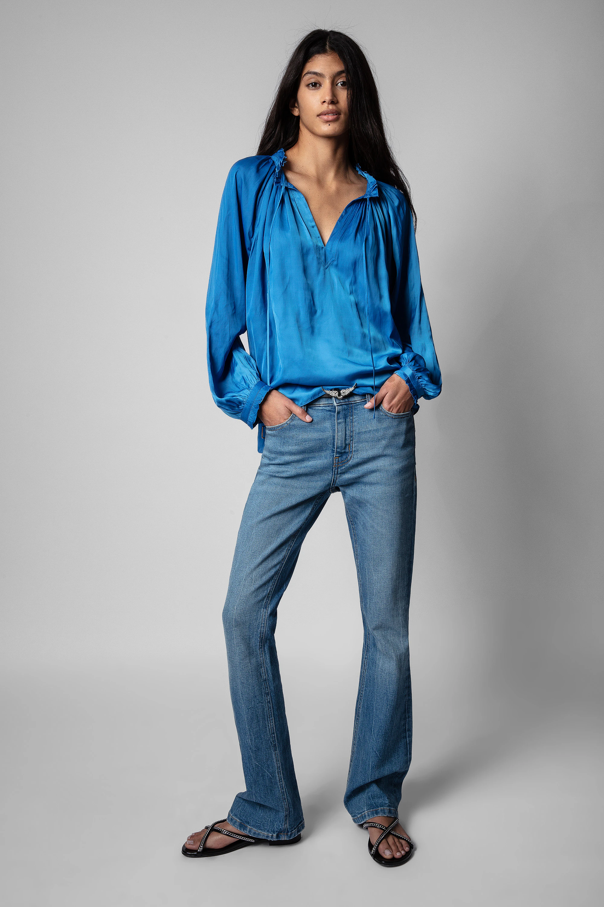 Blouse Theresa Satin thumbnail 2