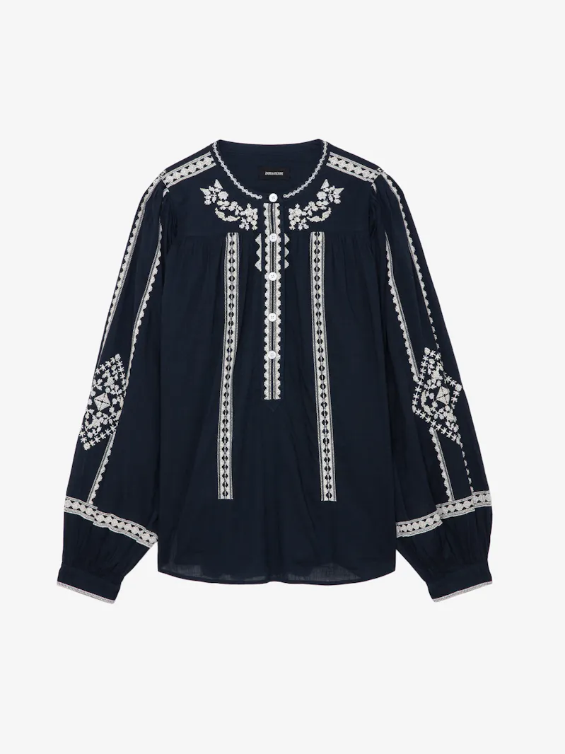Tigy Oversized Cotton Blouse