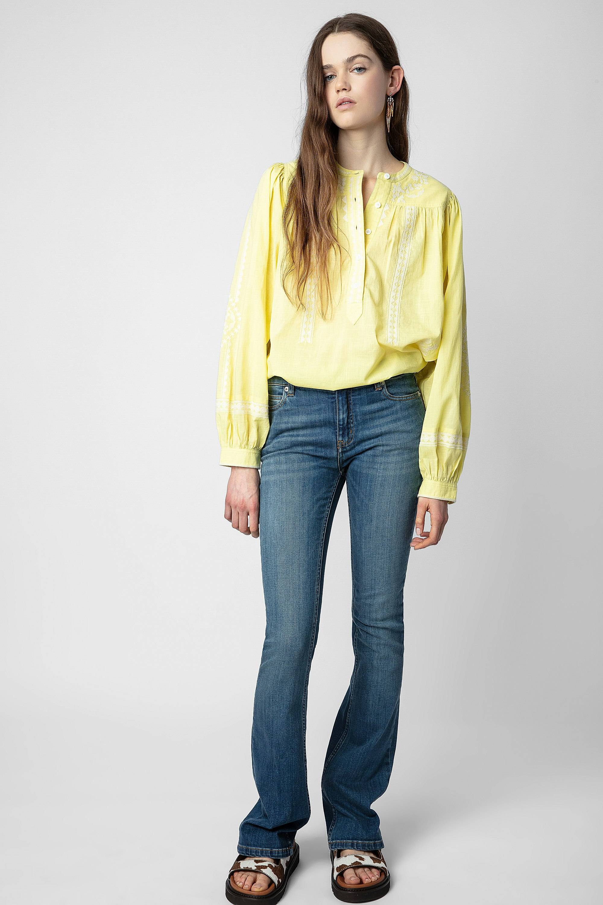 Tigy Oversized Cotton Blouse