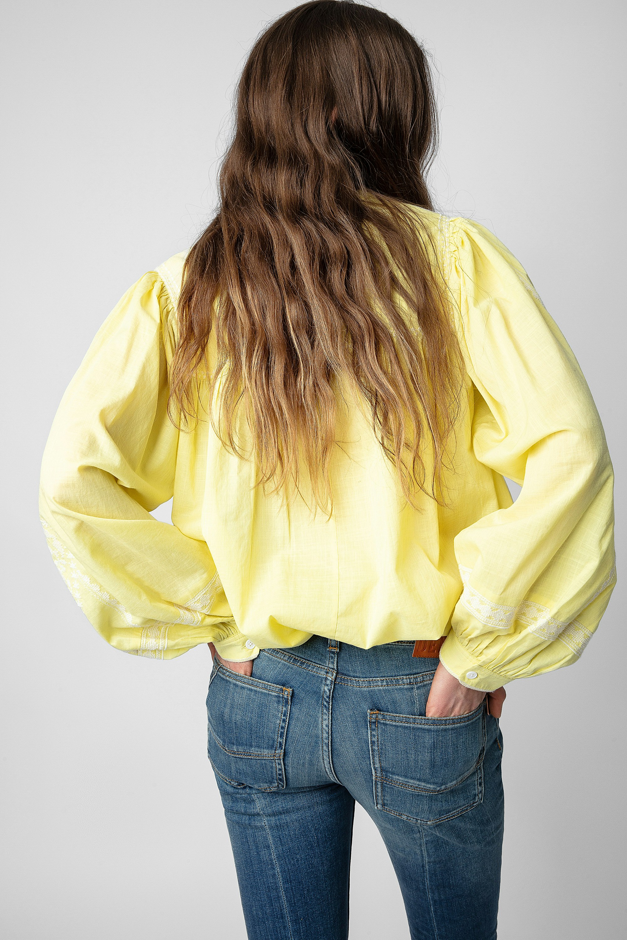 Tigy Oversized Cotton Blouse