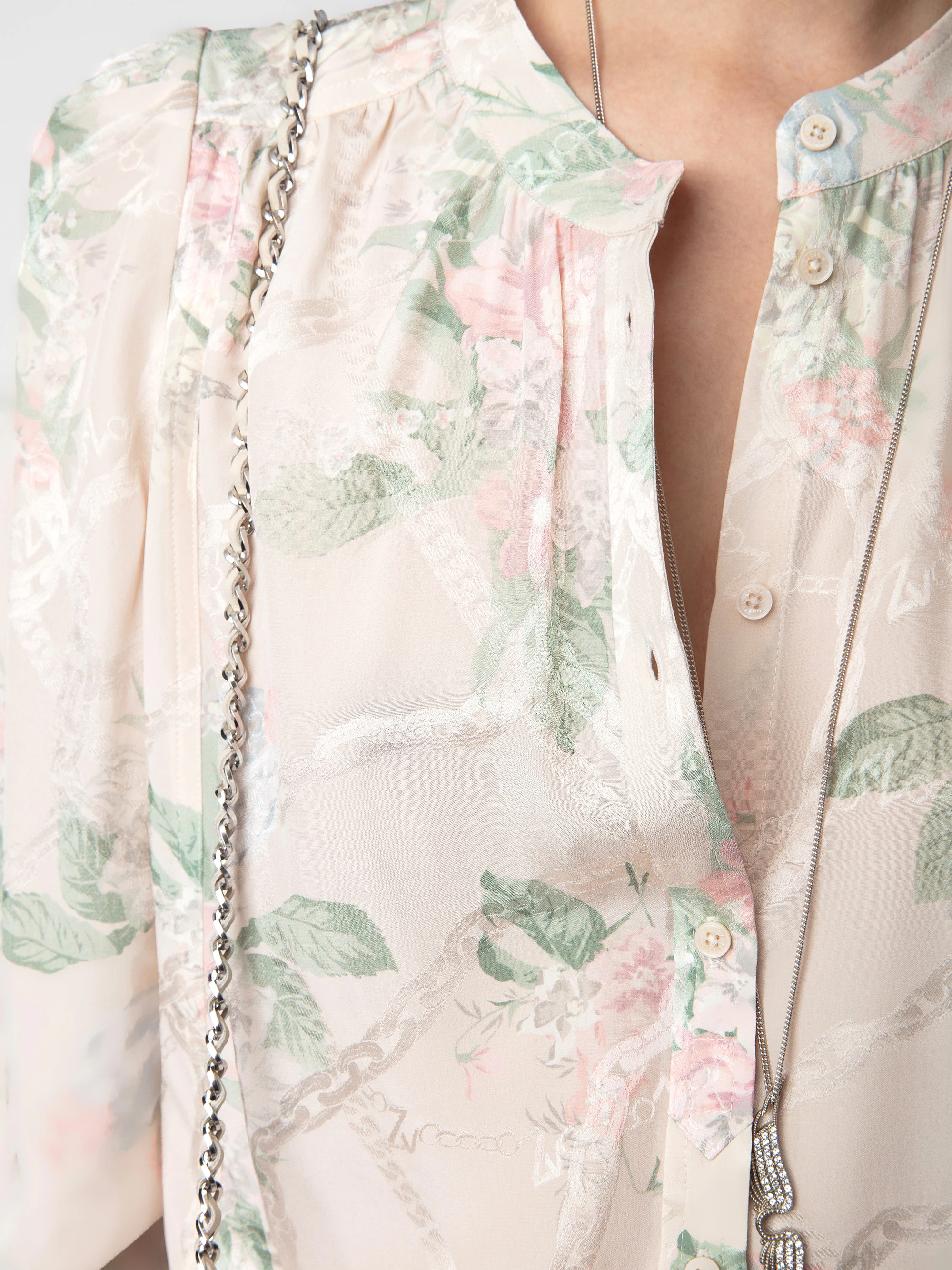 Tchin Satin Blouse thumbnail 3