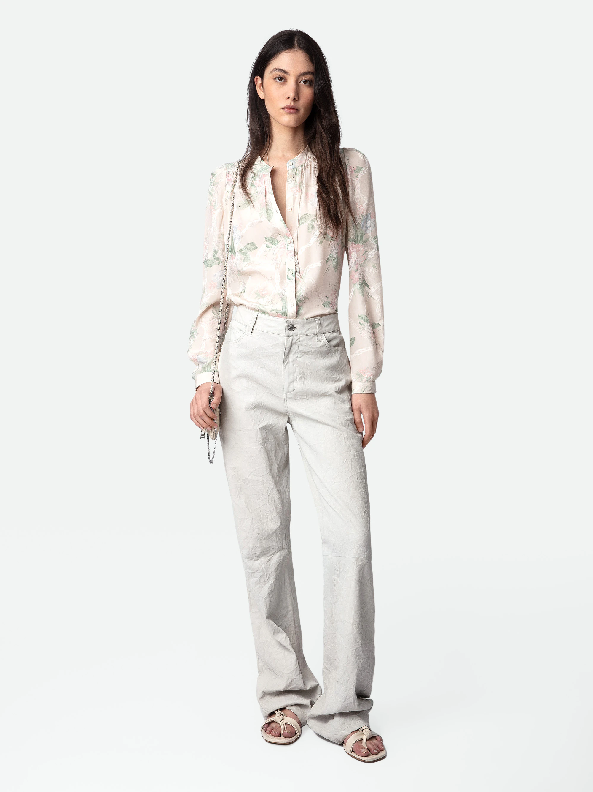 Tchin Satin Blouse thumbnail 1