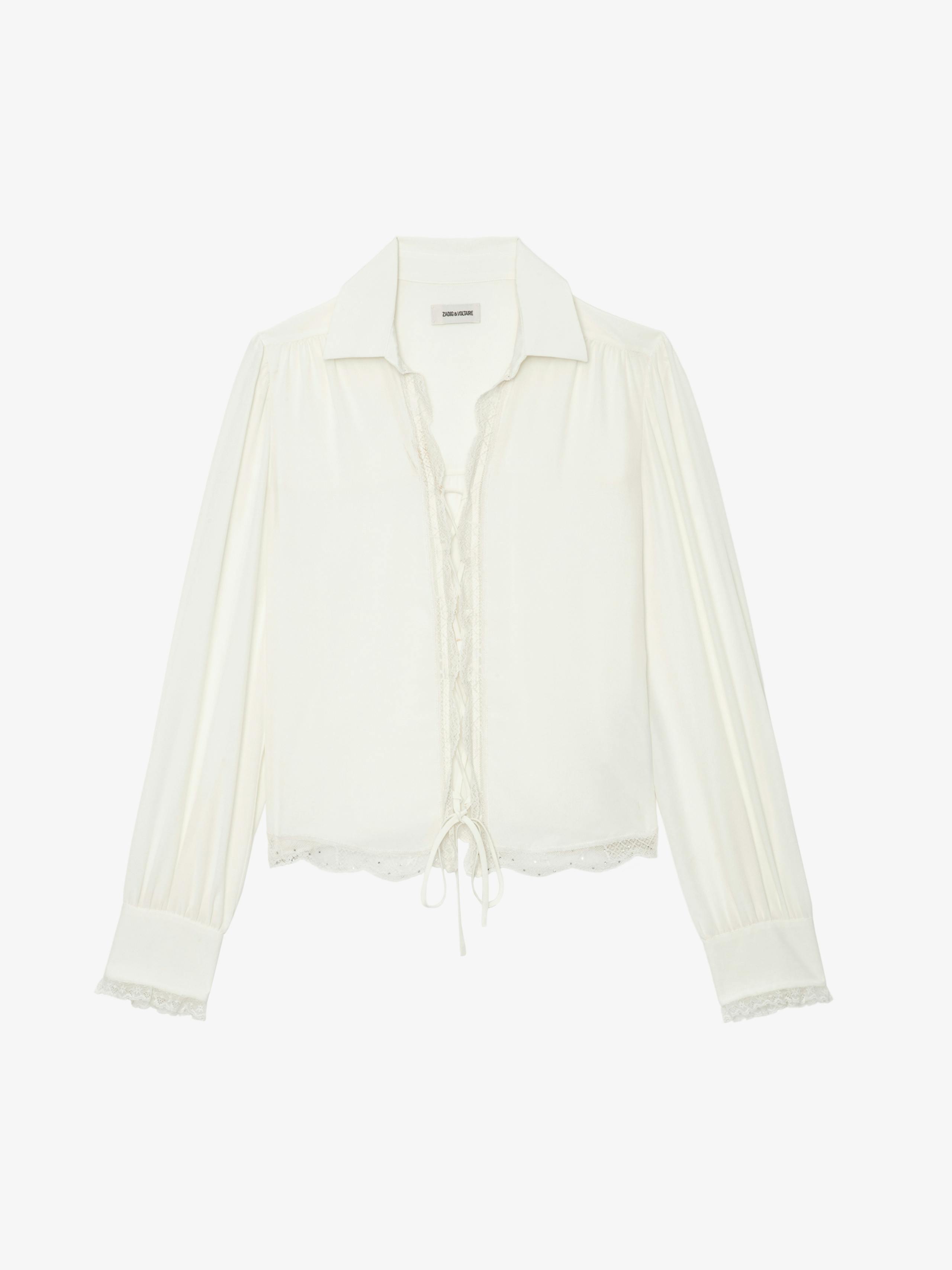 Hemd Topzyl Strass Seide 9