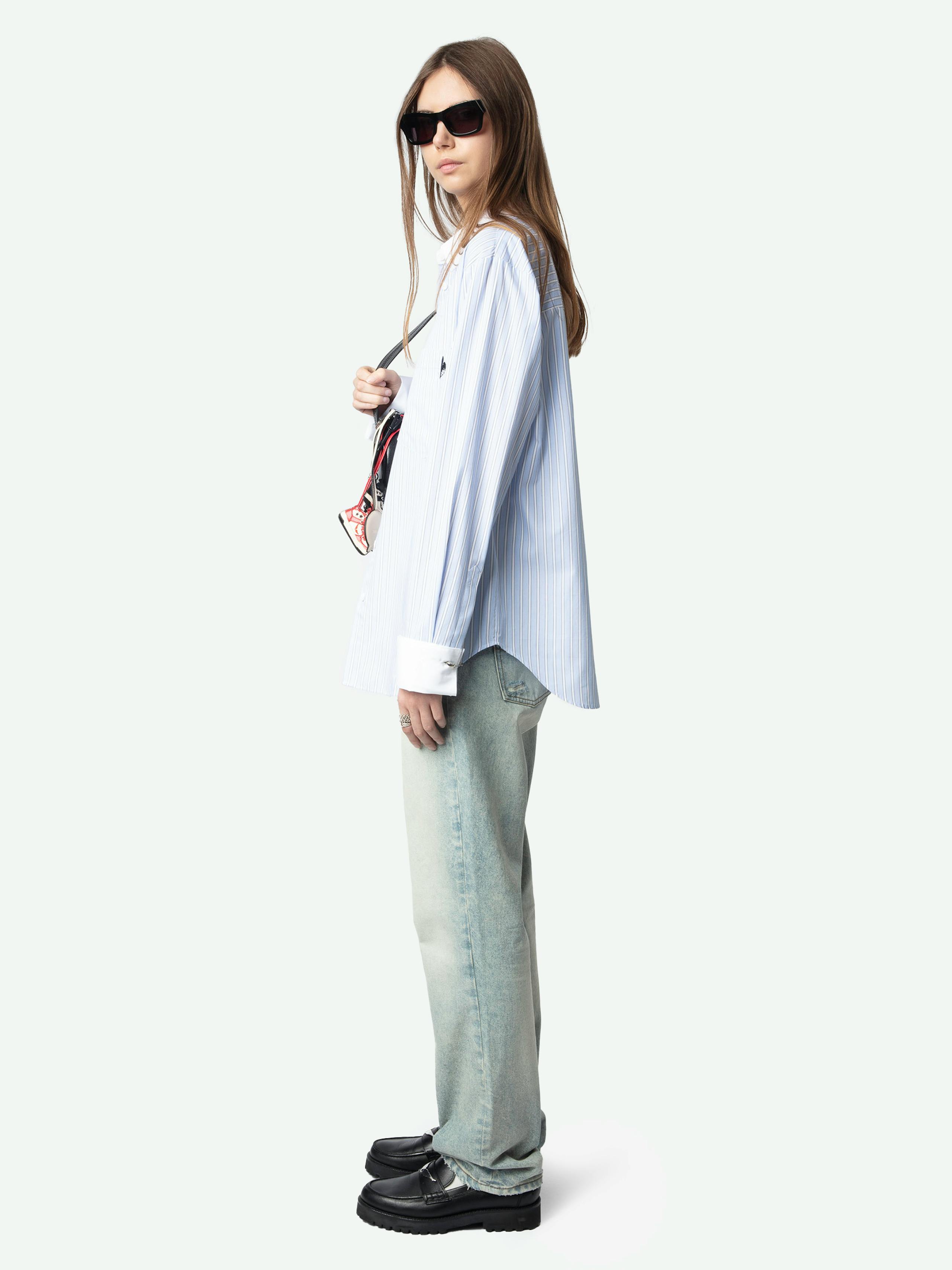 Morning Striped Poplin Shirt 5