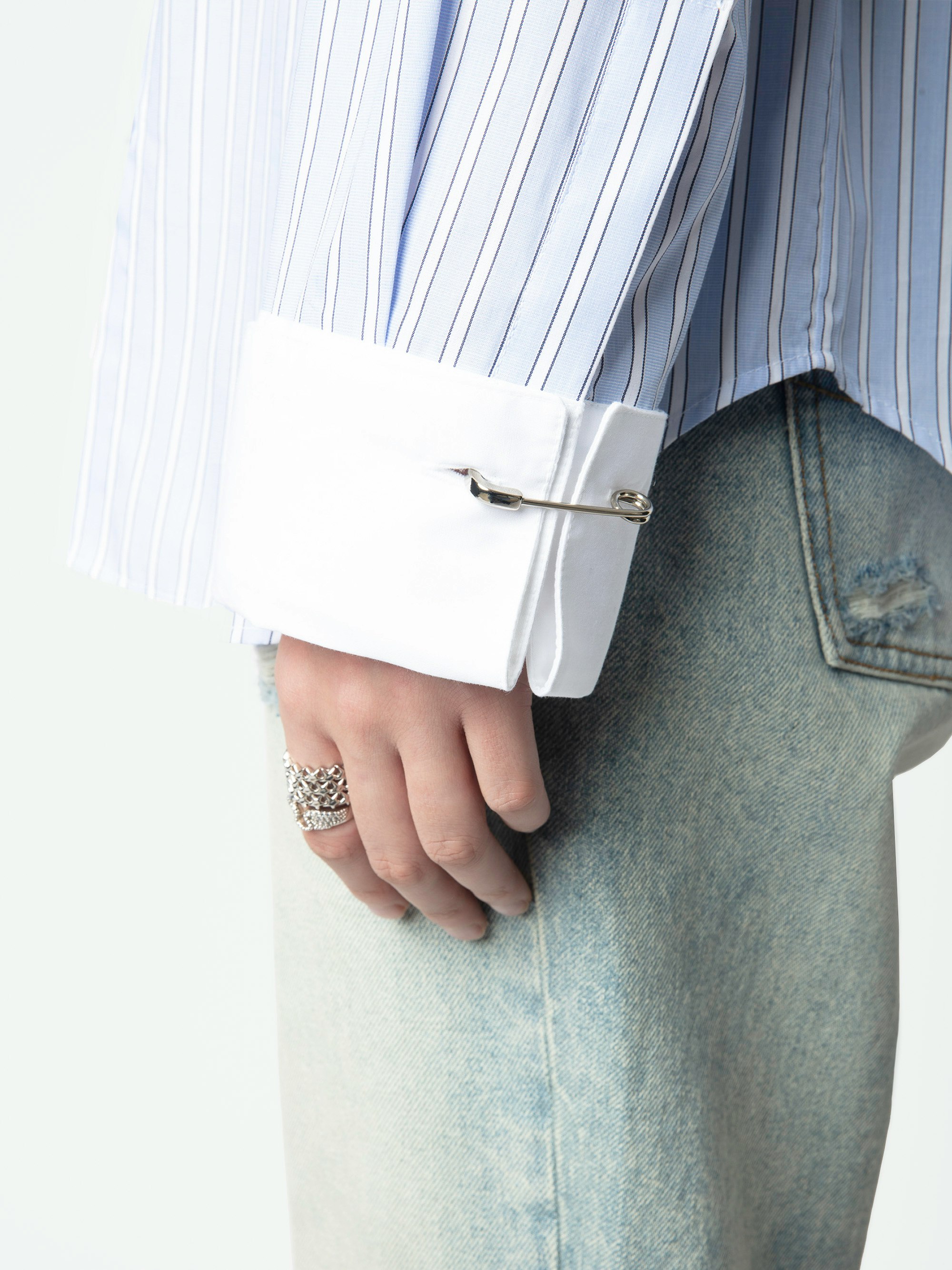 Morning Striped Poplin Shirt 6