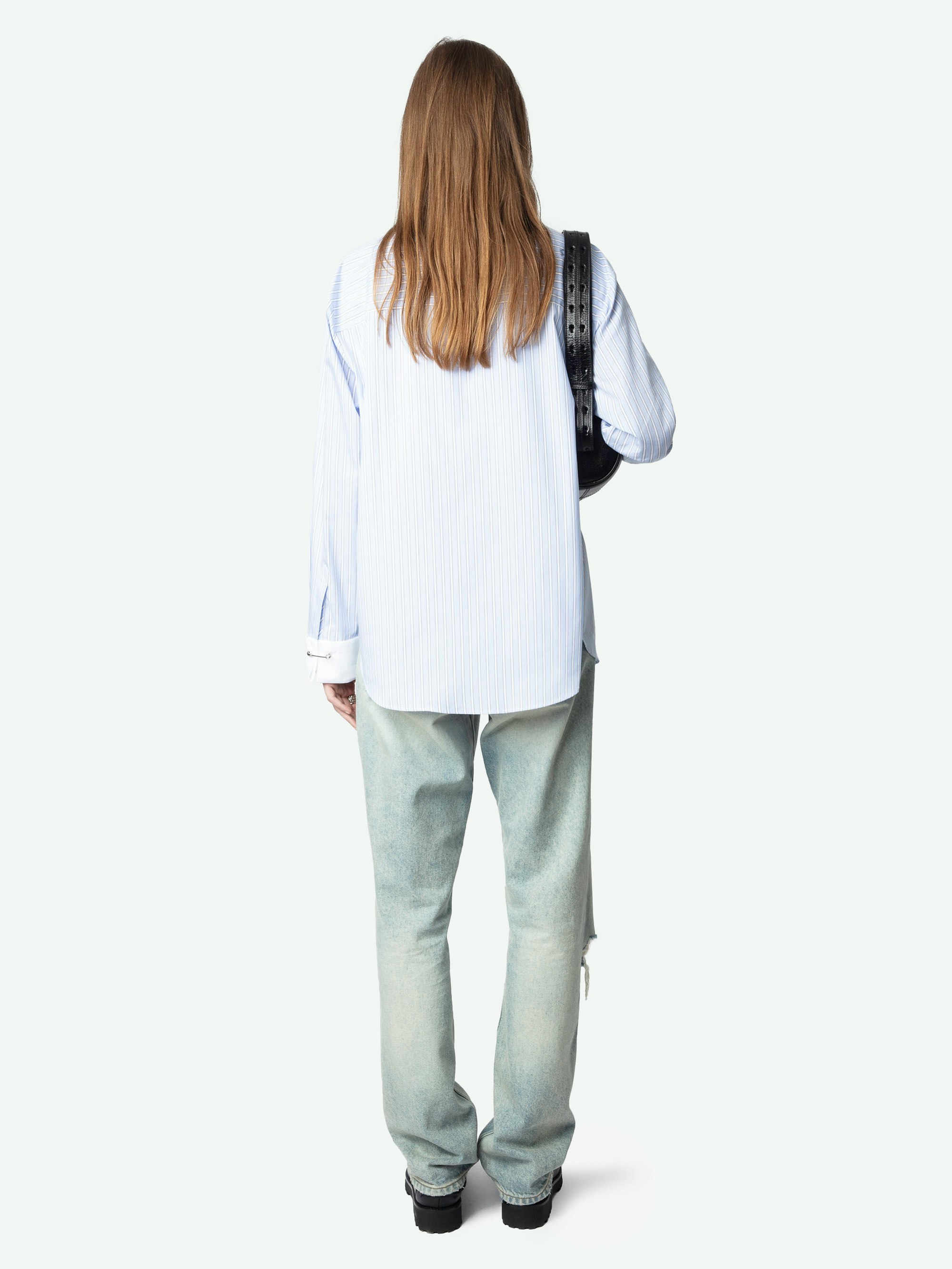 Morning Striped Poplin Shirt 2