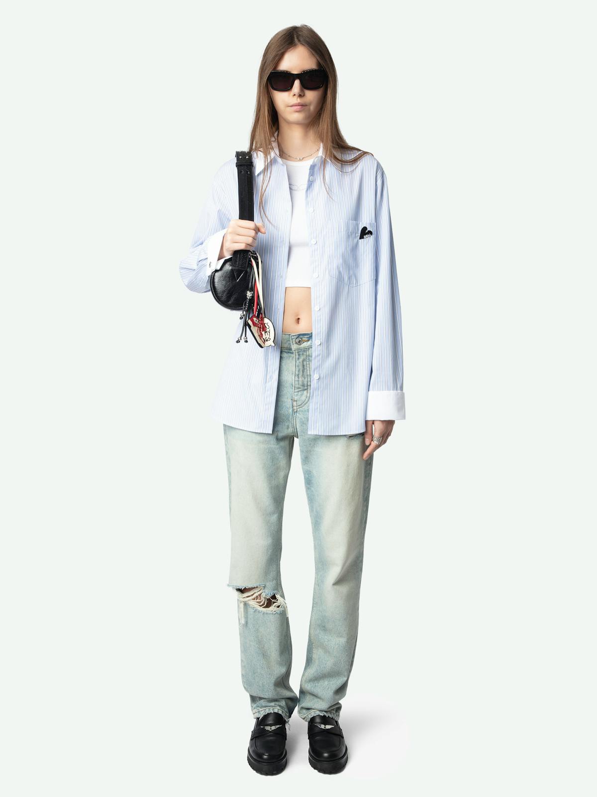 Morning Striped Poplin Shirt