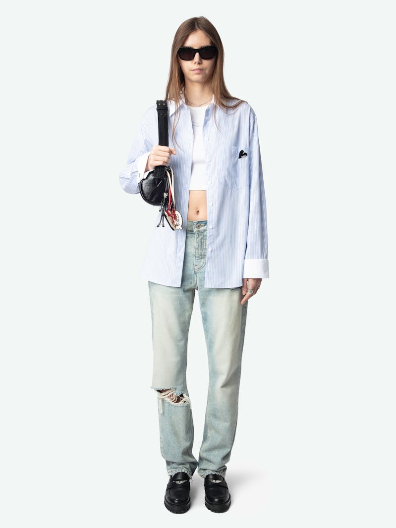 Morning Striped Poplin Shirt