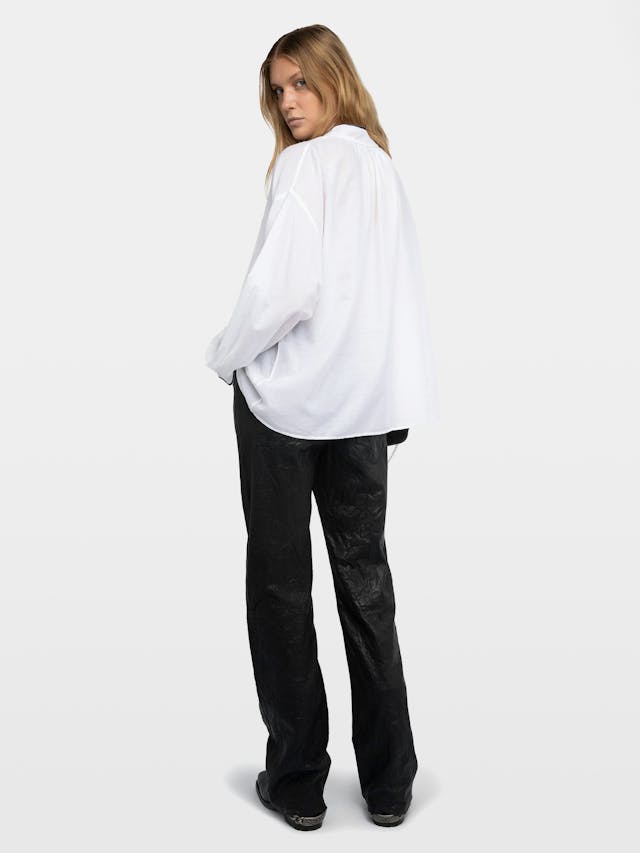 Troene Oversized Cotton Blouse