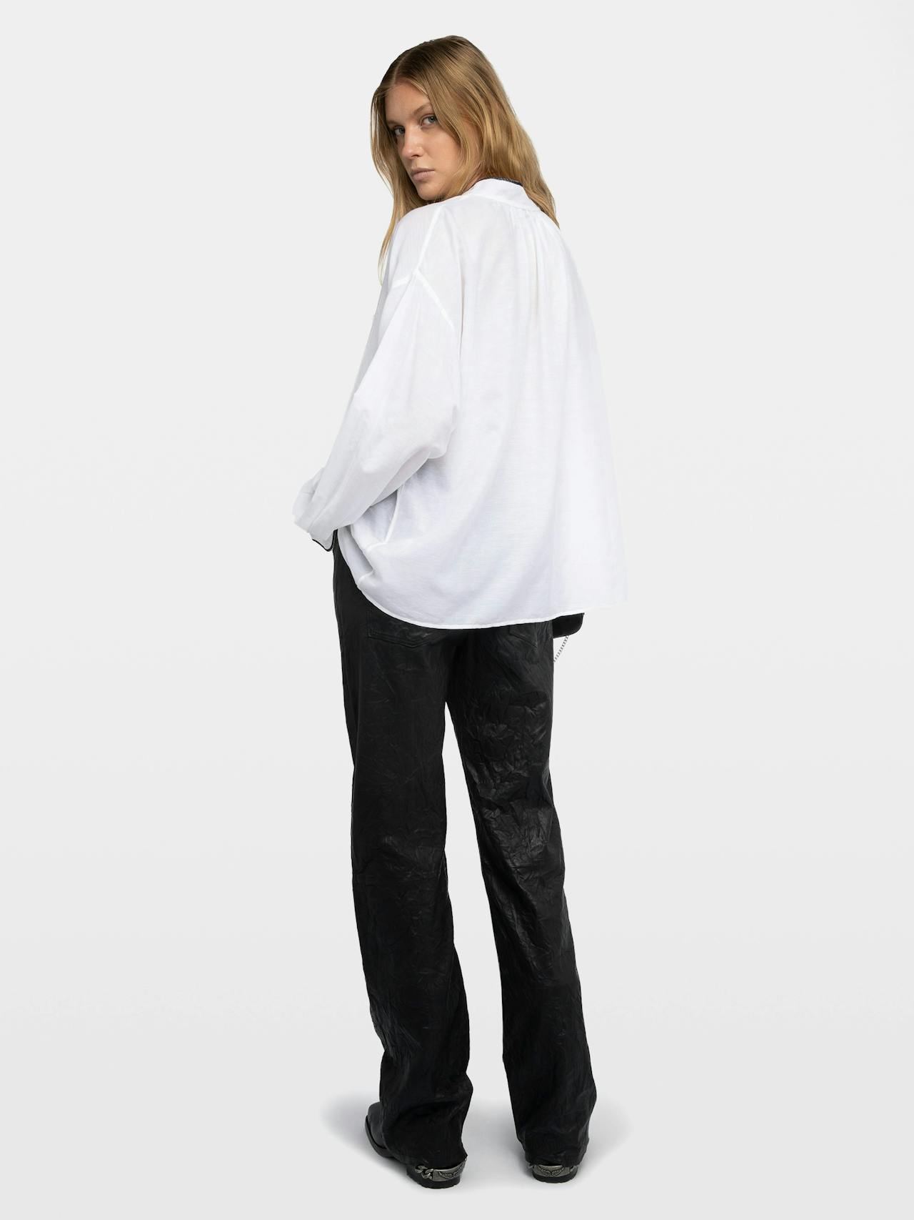 Troene Oversized Cotton Blouse