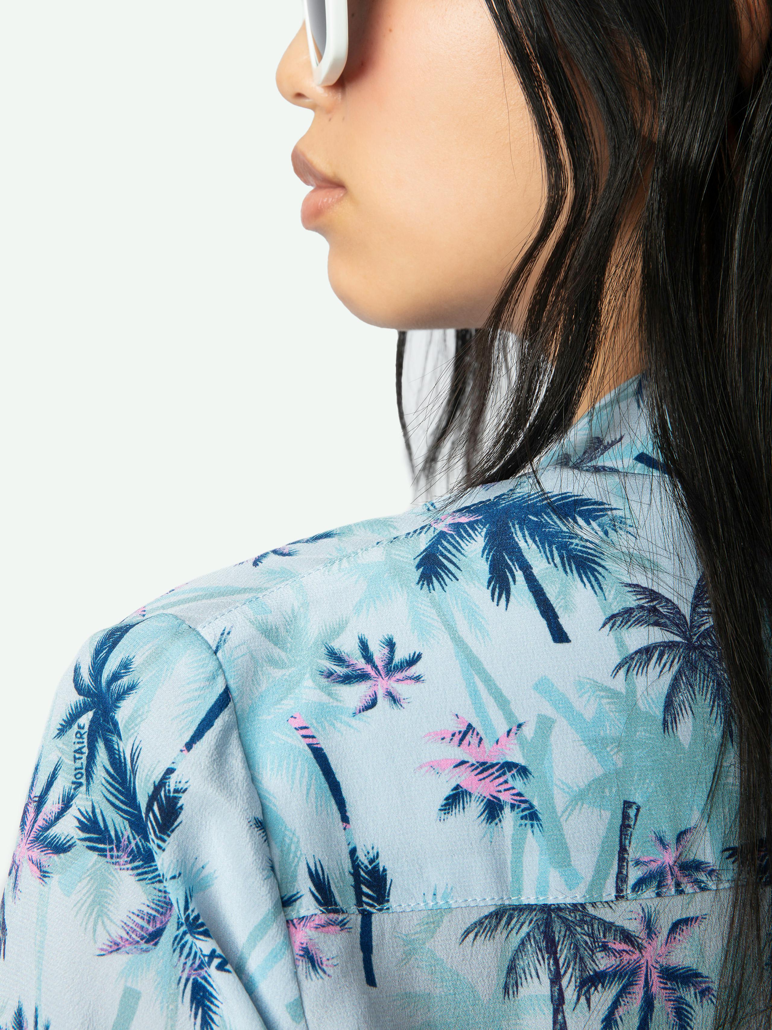Telmos Resort Printed Silk Blouse 5