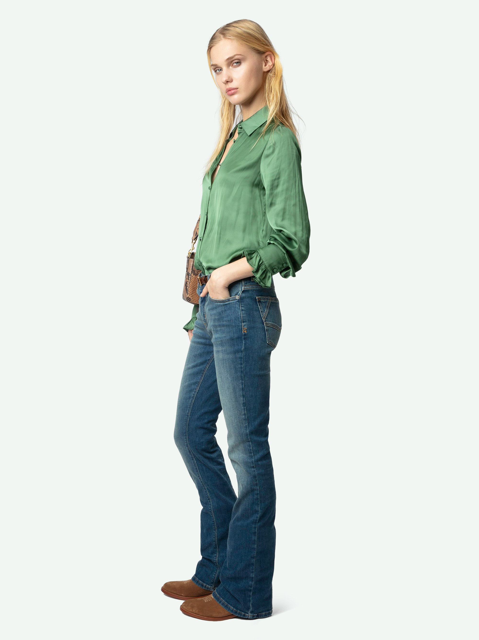 Camisa Thely Satin 5