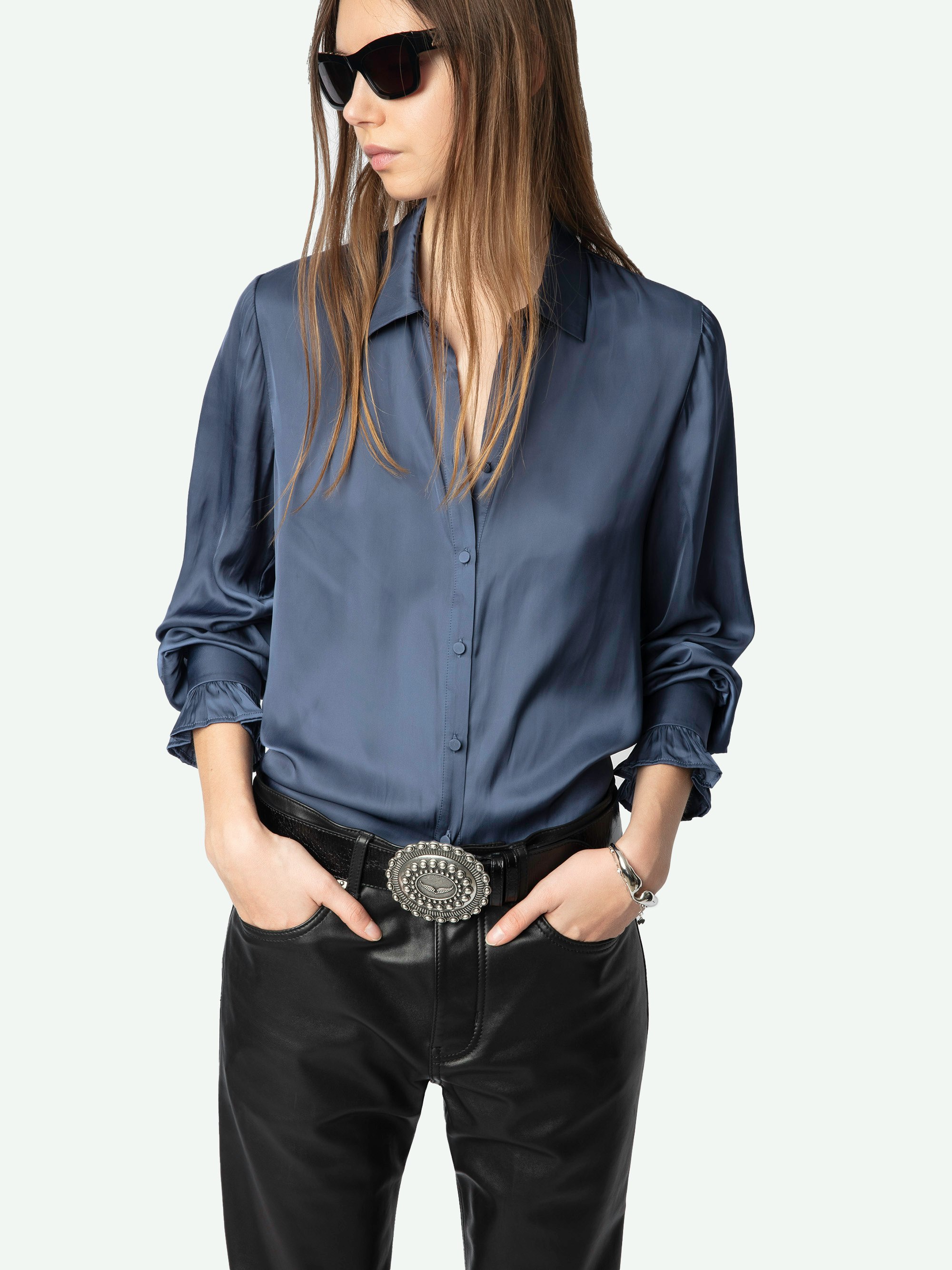 Thely Satin Shirt