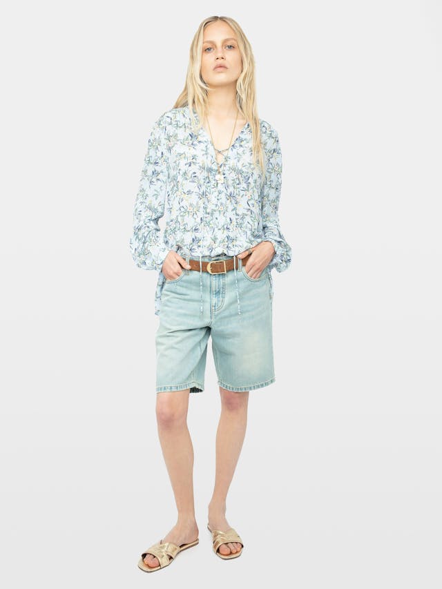 Tamela Floral Tunic Blouse