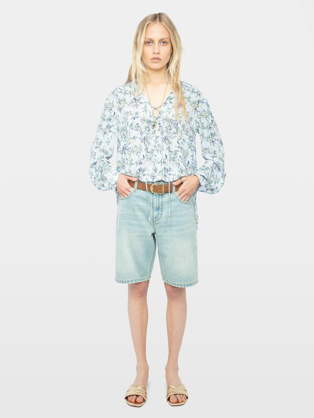 Tamela Floral Tunic Blouse