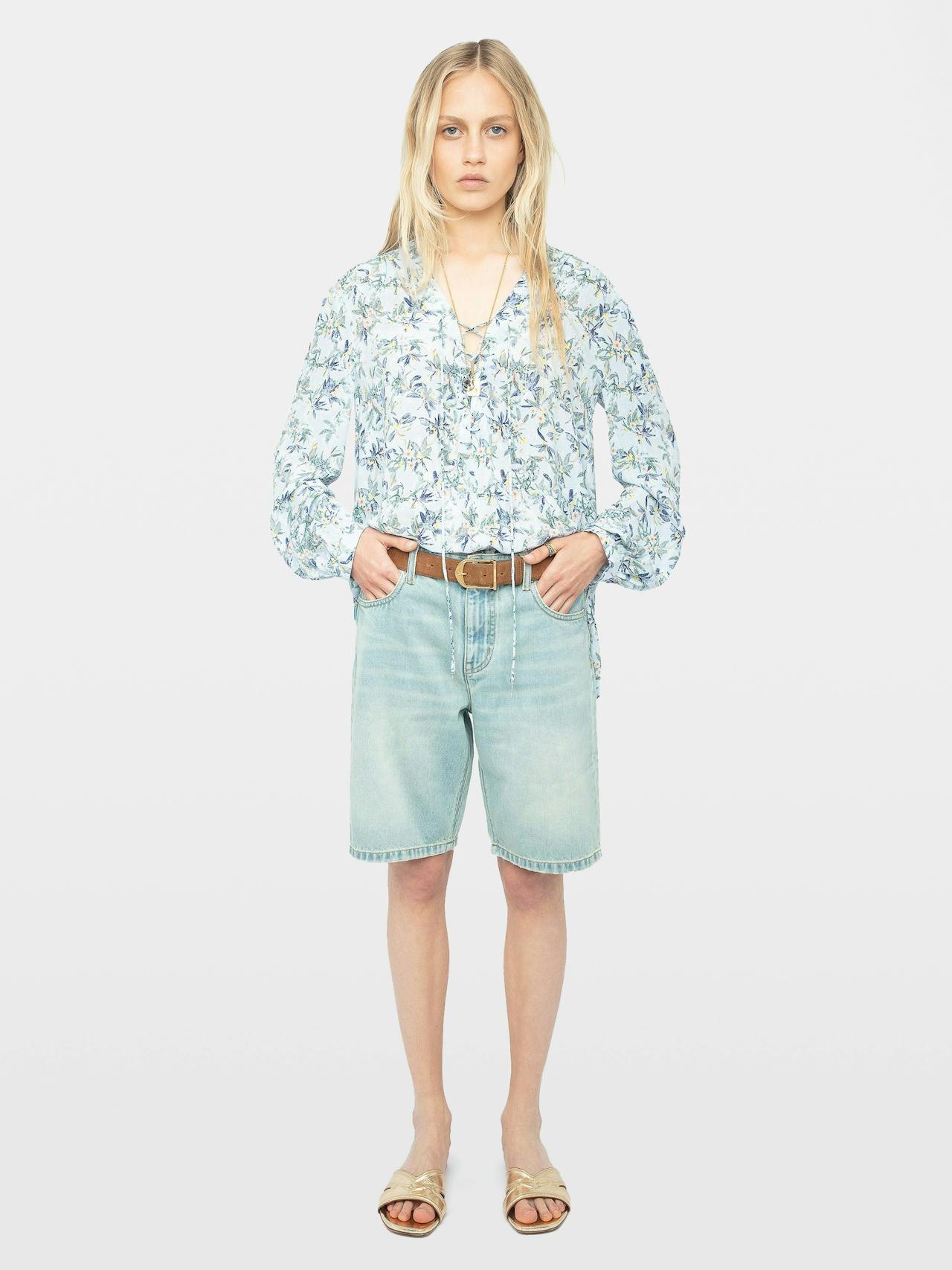 Tamela Floral Tunic Blouse