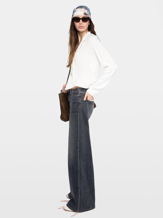 Tussi Jacquard Silk Shirt