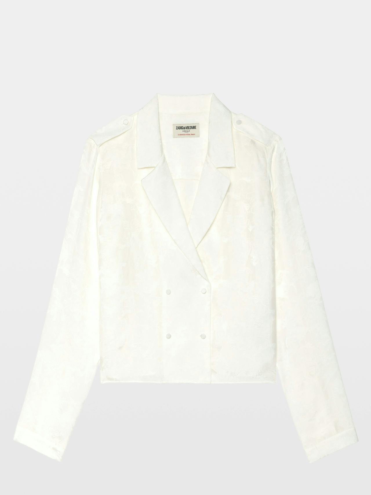 Tussi Jacquard Silk Shirt