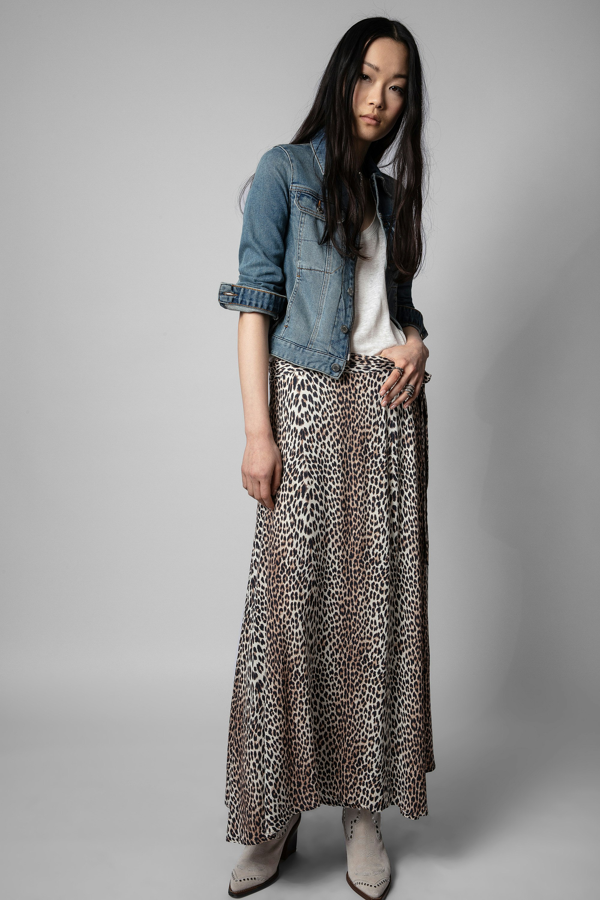 Johan Leopard Skirt