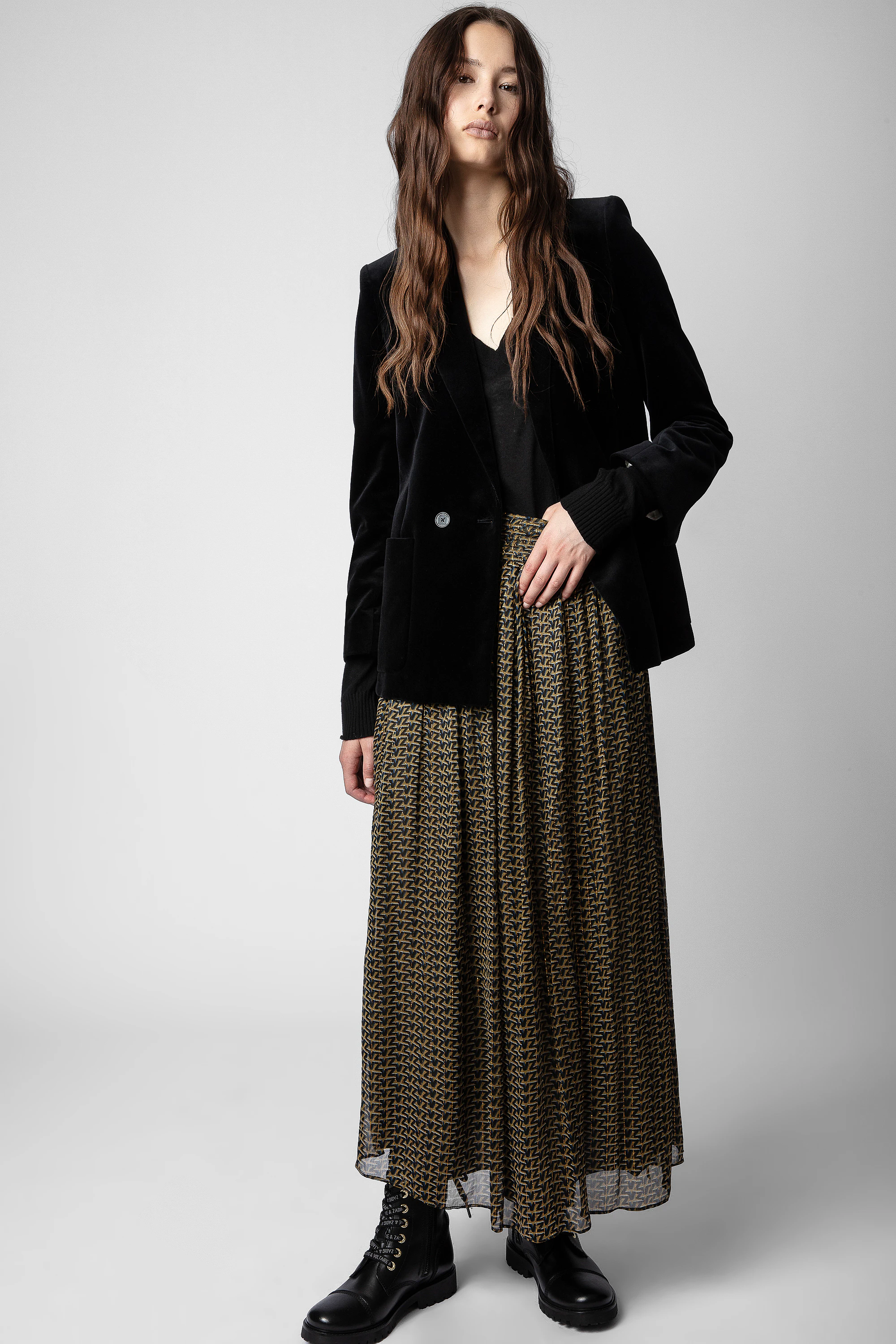 Jade Chiffon ZV Skirt thumbnail 1