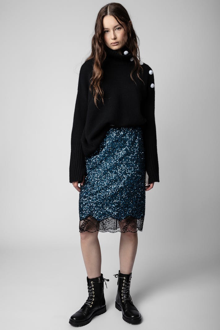 Falda Justicia Sequins